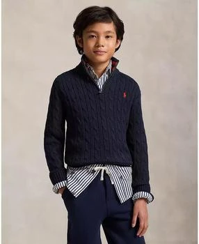 Ralph Lauren | Boys 8-20 Quarter-Zip Sweater,商家Macy's,价格¥523