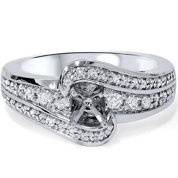 Pompeii3 | 1/3ct Diamond Engagement Setting 14K White Gold,商家Premium Outlets,价格¥6189