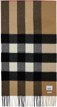 春装burberry围巾, Burberry | 驼色格纹围巾商品图片 