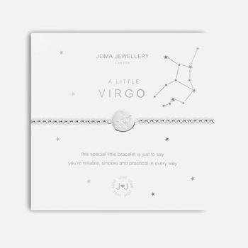 推荐Joma Jewellery Women's A Little Virgo Silver Bracelet Stretch - Silver商品