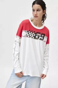 BDG | BDG Graham Spliced Long Sleeve Graphic Tee,商家Urban Outfitters,价格¥46