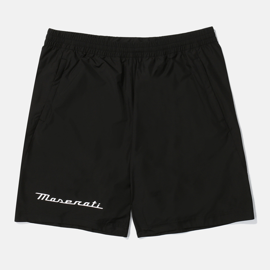 男装迪桑特羽绒服, DESCENTE | 【享贝家】DESCENTE 迪桑特 运动字母小标休闲短裤 男款 黑色 SN223IHP61（现采购商品，下单后12天内发货）商品图片 6.6折, 包邮包税