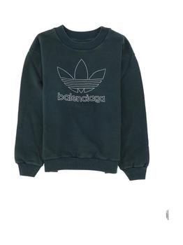 Balenciaga | Balenciaga Kids X Adidas Logo Printed Crewneck Sweatshirt商品图片 7.6折