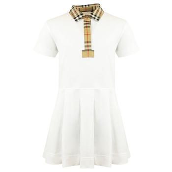 推荐White Vintage Check Trim Sigrid Dress商品