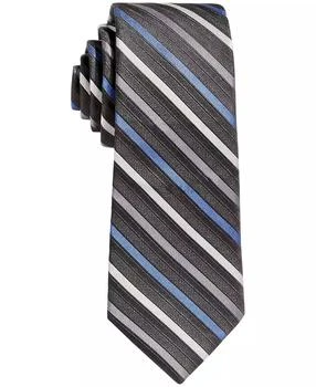 Calvin Klein | Big Boys Gemstone Striped Zipper Necktie,商家Macy's,价格¥132