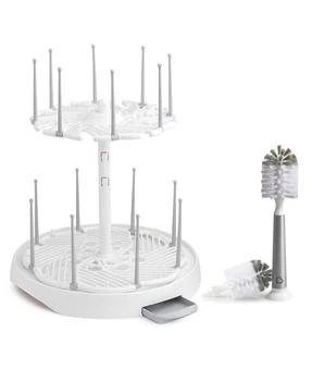 Munchkin | High Capacity Drying Rack and Shine Stainless Steel Bottle Brush,商家Bloomingdale's,价格¥270