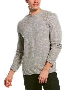 vince衬衫, Vince | Vince Marled Raglan Wool & Cashmere-Blend Top商品图片 2折