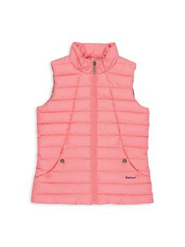 商品Barbour | Little Girl's & Girl's Yara Quilted Vest,商家Saks Fifth Avenue,价格¥931图片