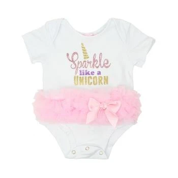 Popatu | Baby Girls Sparkle Like Unicorn Tutu Bodysuit,商家Macy's,价格¥188