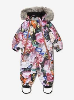 推荐Baby Girls Floral Print Snowsuit商品