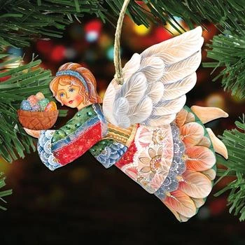 Designocracy | Designocracy Flying Easter Angel Wood Ornament Set of 2,商家Premium Outlets,价格¥218