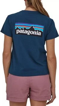Patagonia品牌, 商品女款圆领T恤 多款配色 可回收材料制成, 价格¥369