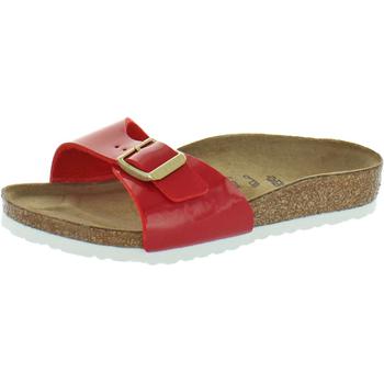 Birkenstock是什么牌子, Birkenstock | Birkenstock Girls Madrid Patent Flat Footbed Sandals商品图片 1.9折