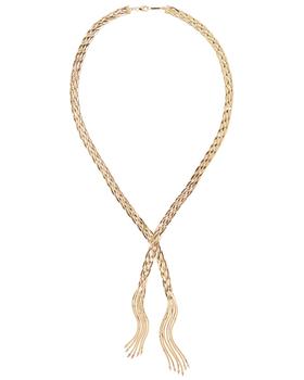 商品Lana Jewelry 14K Herringbone Lariat Necklace,商家Premium Outlets,价格¥16095图片