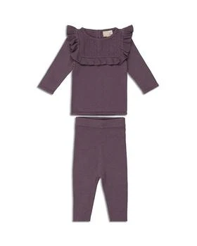 Maniere | Girls' Ruffle Bib Coverall Set - Baby,商家Bloomingdale's,价格¥449