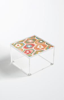 商品DENY Designs | Emanuela Carratoni Vintage Floral Geometry Acrylic box,商家PacSun,价格¥206图片