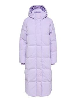 推荐Selected Femme - Longline Puffer Jacket Lilac Breeze商品