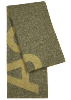 推荐Toronto logo-intarsia wool-blend scarf商品
