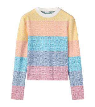 罗意威t恤价格, Loewe | Anagram Striped Sweater商品图片 
