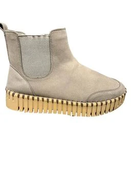 Ilse Jacobsen Tulip Bootie In Falcon Dark Latte