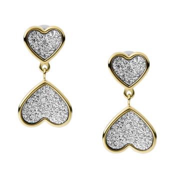 Fossil | Sutton Classic Valentine Stainless Steel Heart Stud Earrings商品图片,