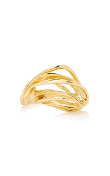 商品Kika Alvarenga | Kika Alvarenga - Women's Ninho 18K Gold Ring - Gold - US 5.5 - Moda Operandi - Gifts For Her,商家Moda Operandi,价格¥16385图片