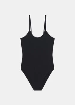 AMI | AMI Alexandre Mattiussi Black Ami De Coeur Swimsuit 7折