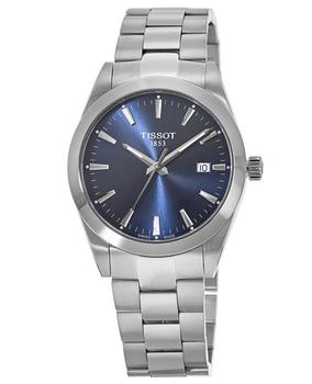推荐Tissot Gentleman Quartz Blue Dial Stainless Steel Men's Watch T127.410.11.041.00商品