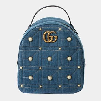 [二手商品] Gucci | Gucci GG Denim Backpack Backpack in Blue Denim - Jeans 