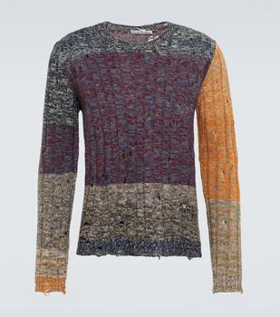 推荐Distressed wool-blend sweater商品