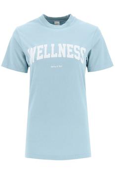 Sporty & Rich | Sporty & Rich Wellness Printed Crewneck T-Shirt商品图片,7.6折