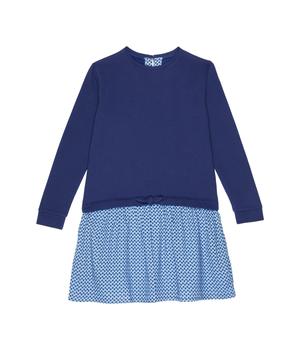 Vineyard Vines衣服, Vineyard Vines | Mixed Media Dress (Toddler/Little Kids/Big Kids)商品图片 5.1折