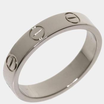 美国卡地亚戒指, [二手商品] Cartier | Cartier Love 18K White Gold Ring EU 50商品图片 