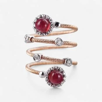 Tavanti | Tavanti 18K Rose & White Gold Diamond & Pink Tourmaline Ring Sz. 7.5 JF-20-0062F-114,商家Shopworn,价格¥42423