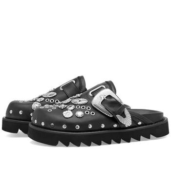 商品Toga Pulla | Toga Pulla Slip On Buckle Mule Shoe,商家END. Clothing,价格¥2354图片