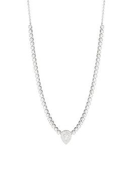 商品Saks Fifth Avenue Collection | 14K White Gold & 1.28 TCW Diamond Pendant Necklace,商家Saks Fifth Avenue,价格¥24924图片