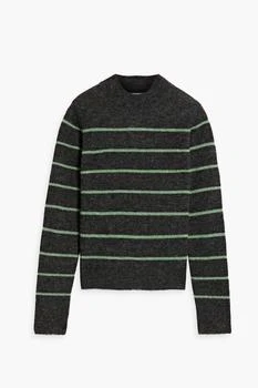 Vince | Striped alpaca-blend sweater 5折×额外8折x额外9.5折, 额外八折, 额外九五折