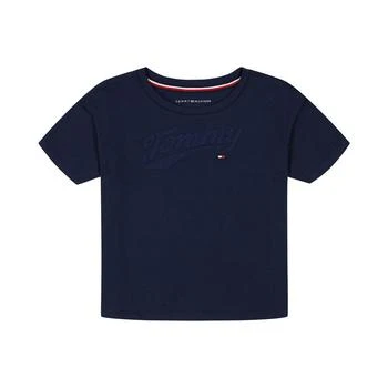 推荐Little Girls Embroidered Logo Boxy T-shirt商品