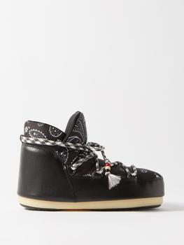 商品ALANUI | X Moonboot bandana-print nylon boots,商家MATCHESFASHION,价格¥1819图片