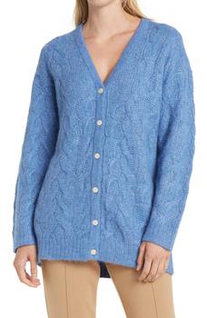 女装Theory, Theory | Cable Knit Alpaca Blend Cardigan商品图片 