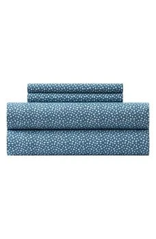 CHIC | Reuben Blue & White Spot Microfiber Sheet Set - King Size,商家Nordstrom Rack,价格¥284