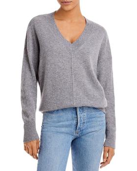 AQUA | Cashmere V Neck Sweater - 100% Exclusive商品图片,7折, 独家减免邮费