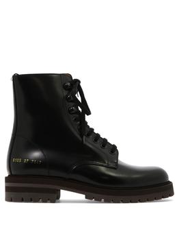 common projects boots, Common Projects | Common Projects Women's Black Other Materials Ankle Boots商品图片 