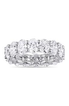 商品Suzy Levian | Sterling Silver Petite Oval-Cut CZ Eternity Band,商家Nordstrom Rack,价格¥680图片