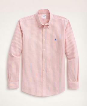 Brooks Brothers | Stretch Regent Regular-Fit Stretch Sport Shirt, Non-Iron Pop Stripe商品图片,4折, 特价