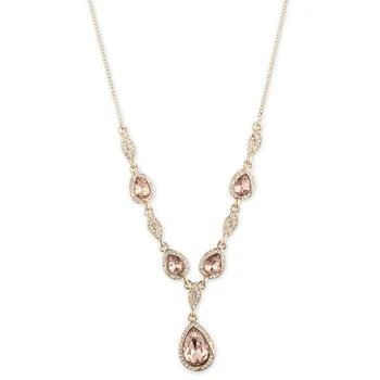 Givenchy | Gold-Tone Crystal Pear Y Necklace, 16" + 3" extender 5折×额外8折, 额外八折