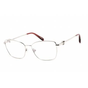 Chopard | Chopard Women's Eyeglasses - Clear Lens Grey Metal Cat Eye Shape Frame | VCHF50S 0579 5.3折×额外9折x额外9折, 额外九折