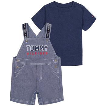 Tommy Hilfiger | Baby Boys Combed T-shirt and Shortall, 2 Piece Set商品图片,7.5折