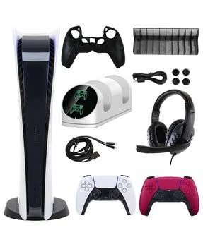 SONY | PS5 Digital Console with Extra Red Dualsense Controller and Accessories Kit,商家Bloomingdale's,价格¥5409