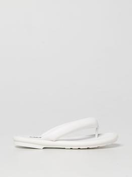 马吉拉海淘, MAISON MARGIELA | Mm6 Maison Margiela thong sandals in synthetic nappa leather商品图片 2.9折×额外8.5折, 额外八五折